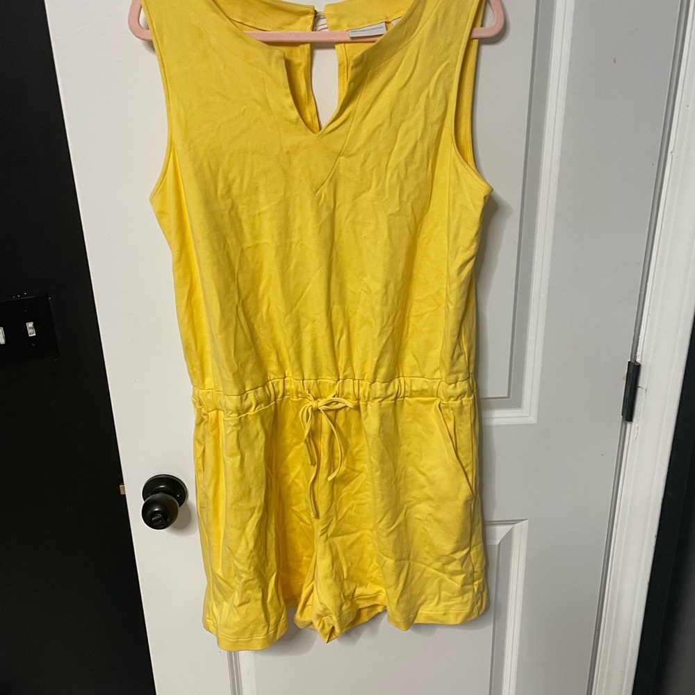 NWOT New York & Company Sunny Yellow Kids Romper